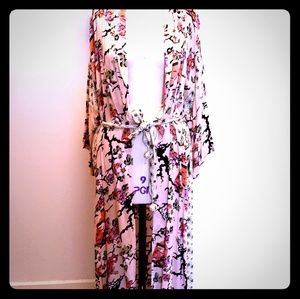 Free People Baby Pink Kimono Robe, Last Spring